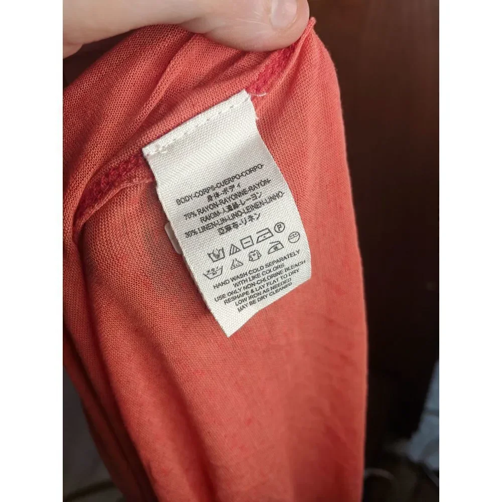 NEW Free People FushciaRed Cold Shoulder Top Sheer Layering XS